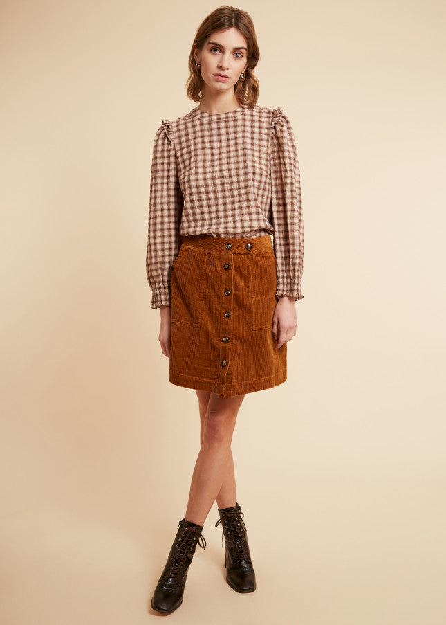 Edwine-Ladies Woven Skirt-67