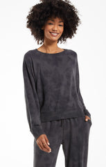 SLEEP OVER TIE-DYE SWEAT SHIRT