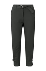 Jersey trousers with straps in a cotton blend
