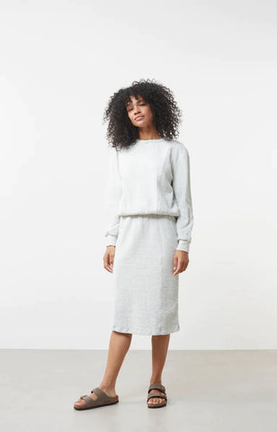 Jersey midi skirt in 100% Cotton