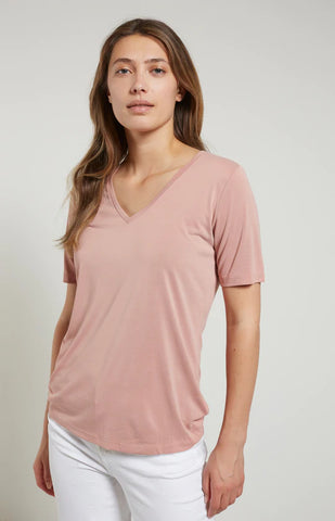 Modal V-neck tee