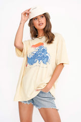 ON A WAVE OVERSIZED TEE