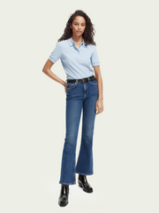 Terry polo T-shirt